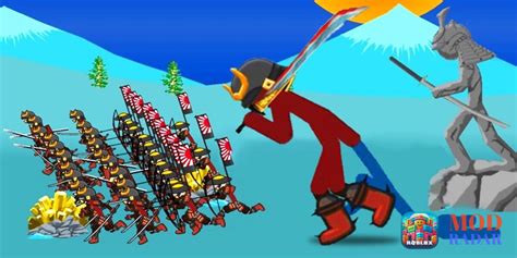 Tải Stick War Legacy Mod Apk 99999999 Kim Cương Full Vàng Khổng Lồ