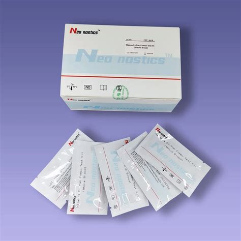 Rapid Diagnostic Test Kit One Step Blood Malaria Antigen PF PV Pan