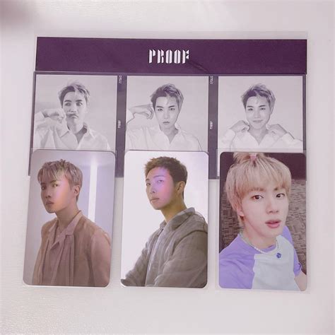 BTS Proof Official Weverse POB J Hope Filmstrip Triptych Photo