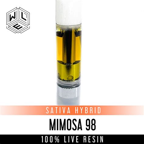 White Label Extracts Mimosa 98 100 Live Resin Cartridge 1 Gram Leafly