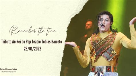 Remember The Time Solo Banda Tributo Ao Rei Do Pop Teatro Tobias