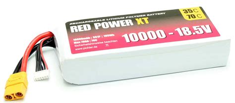 Red Power Modellbau Akkupack LiPo 18 5 V 10 Ah 35 C Softcase XT90 Kaufen