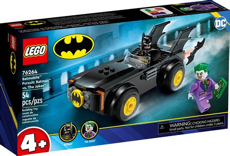 Lego Dc Comics Pas Cher La Poursuite Du Joker En Batmobile