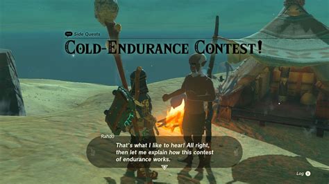 Cold Endurance Contest The Legend Of Zelda Tears Of The Kingdom