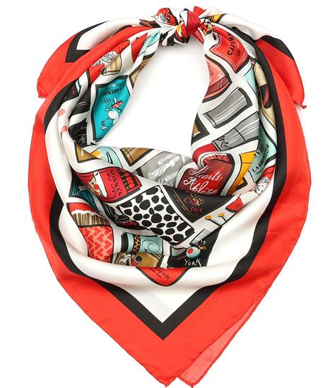 Kate Spade New York Matchbox Silk Square Scarf Dillards
