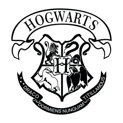 Hogwarts Crest Drawing at GetDrawings | Free download