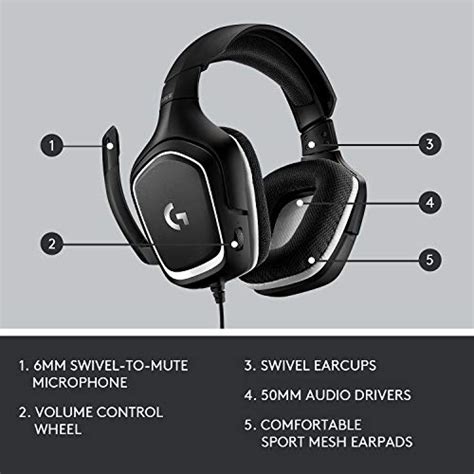 Logitech G332 Se Stereo Gaming Headset For Pc Ps4 Xbox One Nintendo Switch On Galleon Philippines