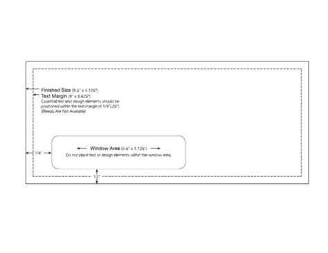 #10 Window Envelope Template | PDF