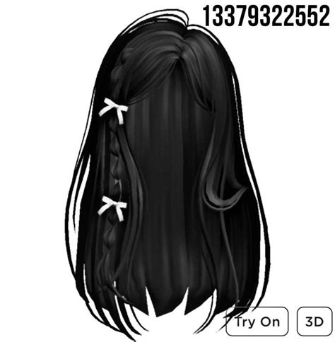 خذيه و حطي فولو 🌟 Black Hair Roblox Y2k Hair Roblox Codes