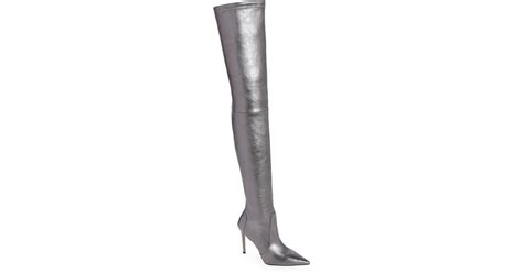 Stuart Weitzman Ultrastuart 100 Stretch Pointed Toe Over The Knee Boot