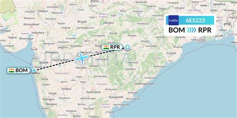 E Flight Status Indigo Airlines Mumbai To Raipur Igo