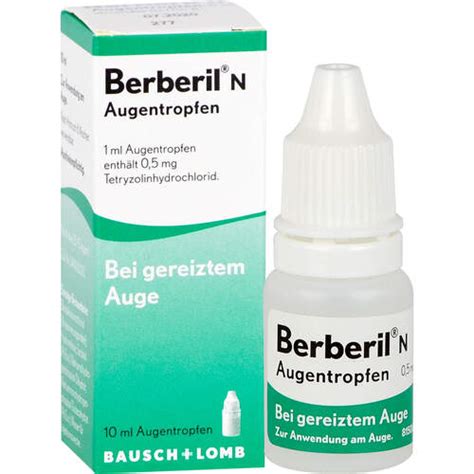 BERBERIL N AUGENTROPFEN 10 Ml Ab 3 29 Online Kaufen