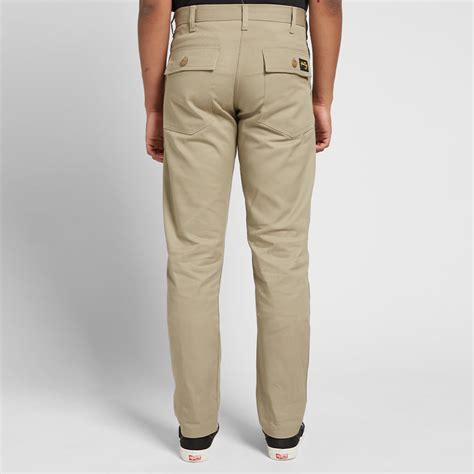 Stan Ray Slim Fit 4 Pocket Fatigue Pant Khaki Twill End