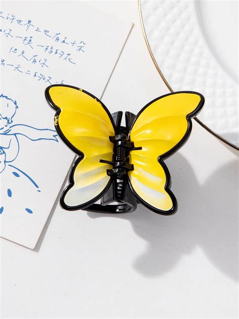 Garras De Cabelo Desenho Borboleta Butterfly Design Hair Claw Butterfly