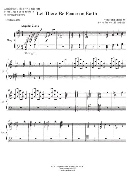 Haley Hodson Let There Be Peace On Earth Sheet Music In C Major