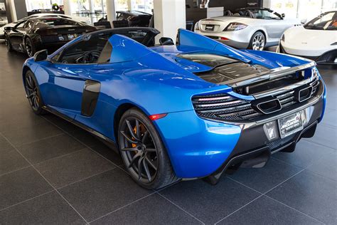 2015 Electric Blue McLaren 650S Spider MSO McLarenNB Newport