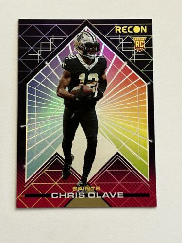 2022 Panini Chronicles Recon REC 8 Chris Olave RC For Sale Online