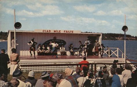 Gathering of the Clans at Pugwash Nova Scotia Canada Postcard