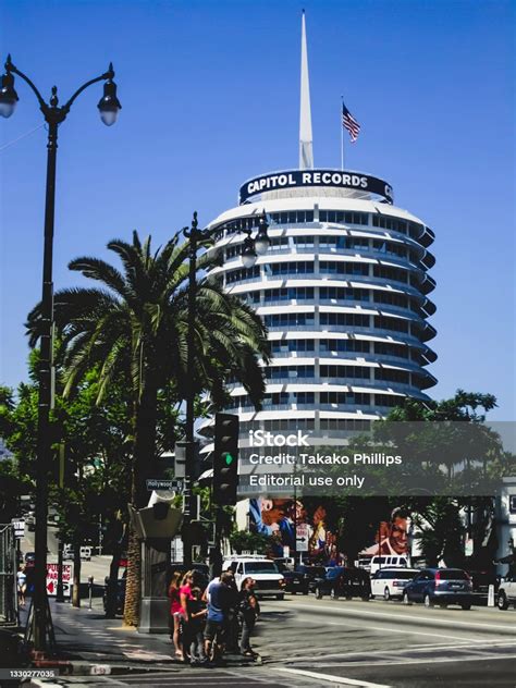 Capitol Records Building In Hollywood California Stock Photo Download