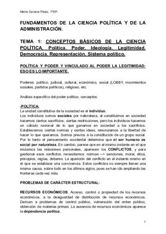 Primer Cuatri Fundamentos De Ciencia Politica Y De La Administracion Pdf