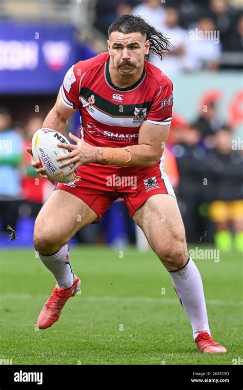 Khalil Rahme Of Lebanon In Action During The Rugby League World Cup