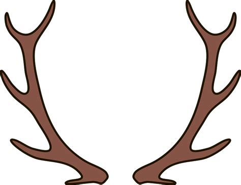 Deer Antlers Free Vector Clipart Images On