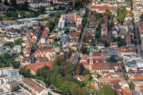 Luftaufnahme Offenburg Stadtansicht Vom Innenstadtbereich Innenstadt