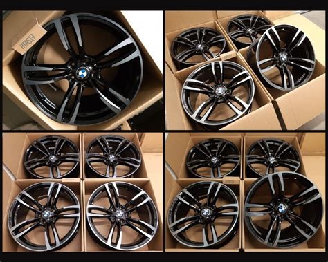 HT317 NEW 19 20 INCH ALLOYS ALLOY WHEELS BLACK BMW 3 4 5 6 SERIES