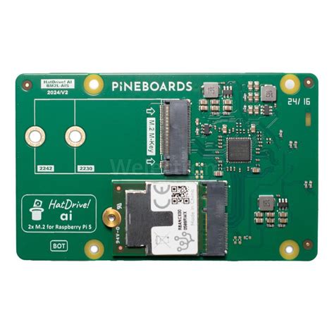 Pineboards BM2L AIS HatDrive AI TPU NVMe Adapter For Raspberry Pi