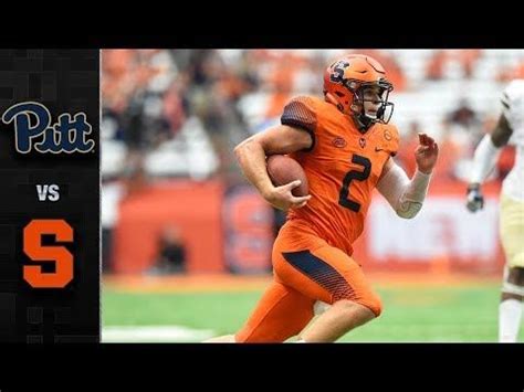 Pittsburgh Vs Syracuse Football Highlights 2017 YouTube Syracuse