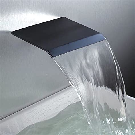 Bathtub Shower Faucet 7 1 Inch Tub Spout Matte Black Wall Mount