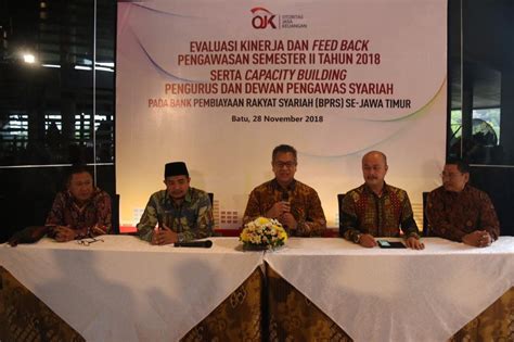 OJK Evaluasi Kinerja Dan Feedback Pengawasan Terhadap BPRS Se Jawa