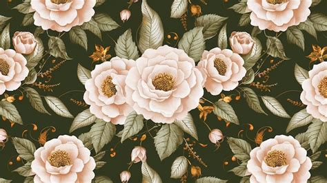 Decorative Floral Pattern for Interior Design Pattern | Premium AI ...