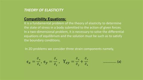 Compatibility Equation And Airy S Stress Function Of Theory Of