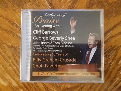 A Heart Of Praise An Evening With Cliff Barrows George Beverly Shea Cd