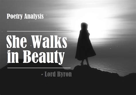 Poem She Walks In Beauty Summary Analysis Global English Creativity