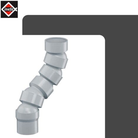 INEFA Bogenstück für Rohrbogen PVC DN 50 Rohrverbinder