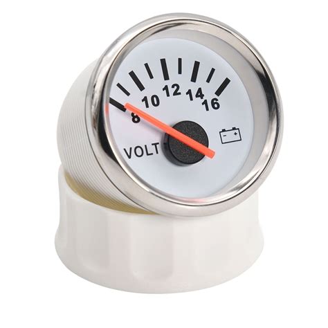 52mm Voltmeter For Boat Marine Car Voltage VOLT 0 190ohm Fuel Water