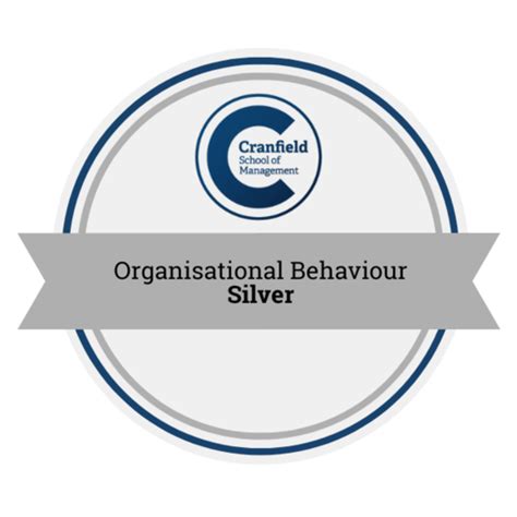 Organisational Behaviour Silver Credly