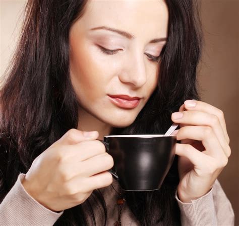 Premium Photo Woman Drinking Coffee