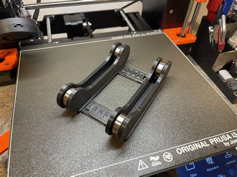 adjustable filament roller  scrappy   stl model