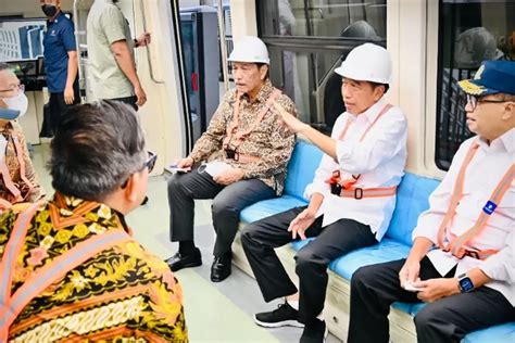 Sudah Diuji Jokowi LRT Jabodebek Akan Beroperasi Juli 2023 Bingkai