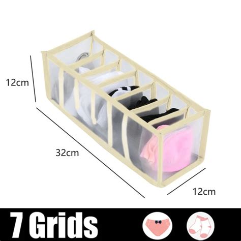 Convenient Foldable Underwear Organizer Box With 3 6 7 11 Grids