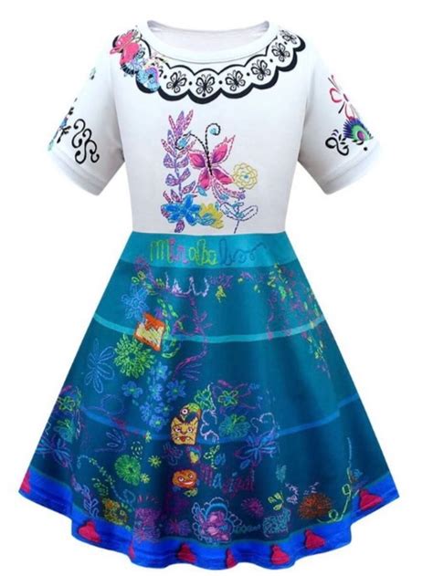 Vestidos Encanto Mirabel Cosplay Roupa Infantil Para Menina Usado