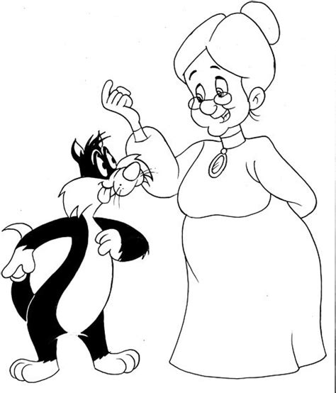 Baby Sylvester Coloring Pages