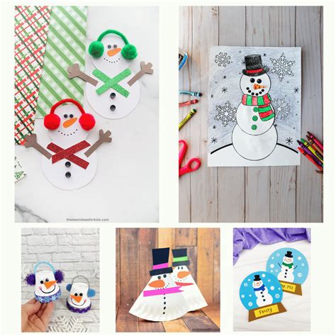 21 Super Cute Snowman Crafts For Kids Of All Ages