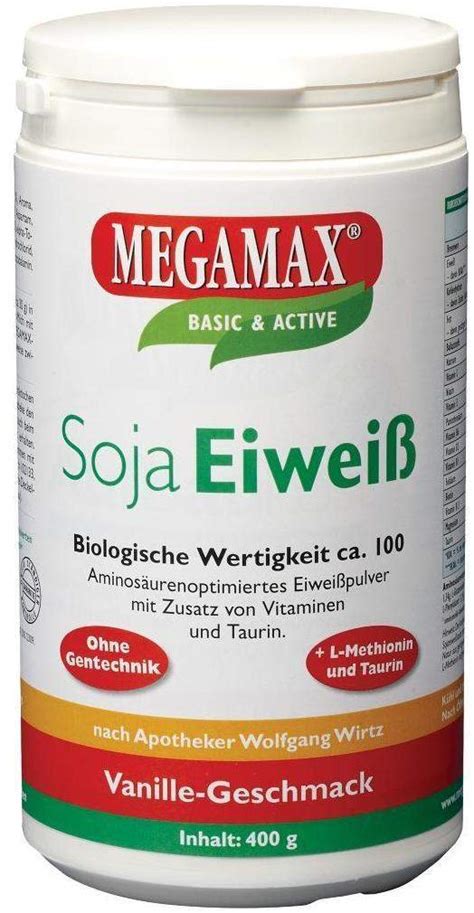 Megamax Soja Eiwei Vanille G Pulver Kaufen Volksversand