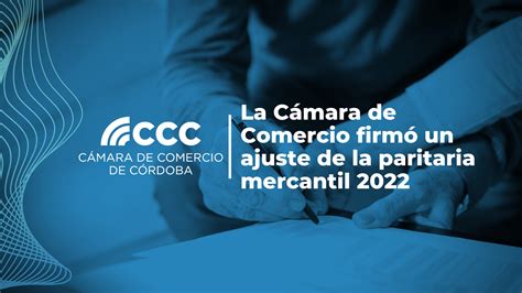 Ccc C Mara De Comercio De C Rdoba La C Mara De Comercio Firm Un