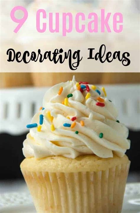 12 Easy Cupcake Decorating Ideas - Boston Girl Bakes