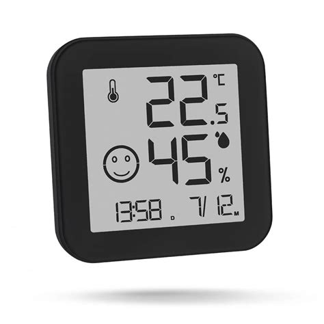 Thermo Hygrometer Large Format Date And Time Display